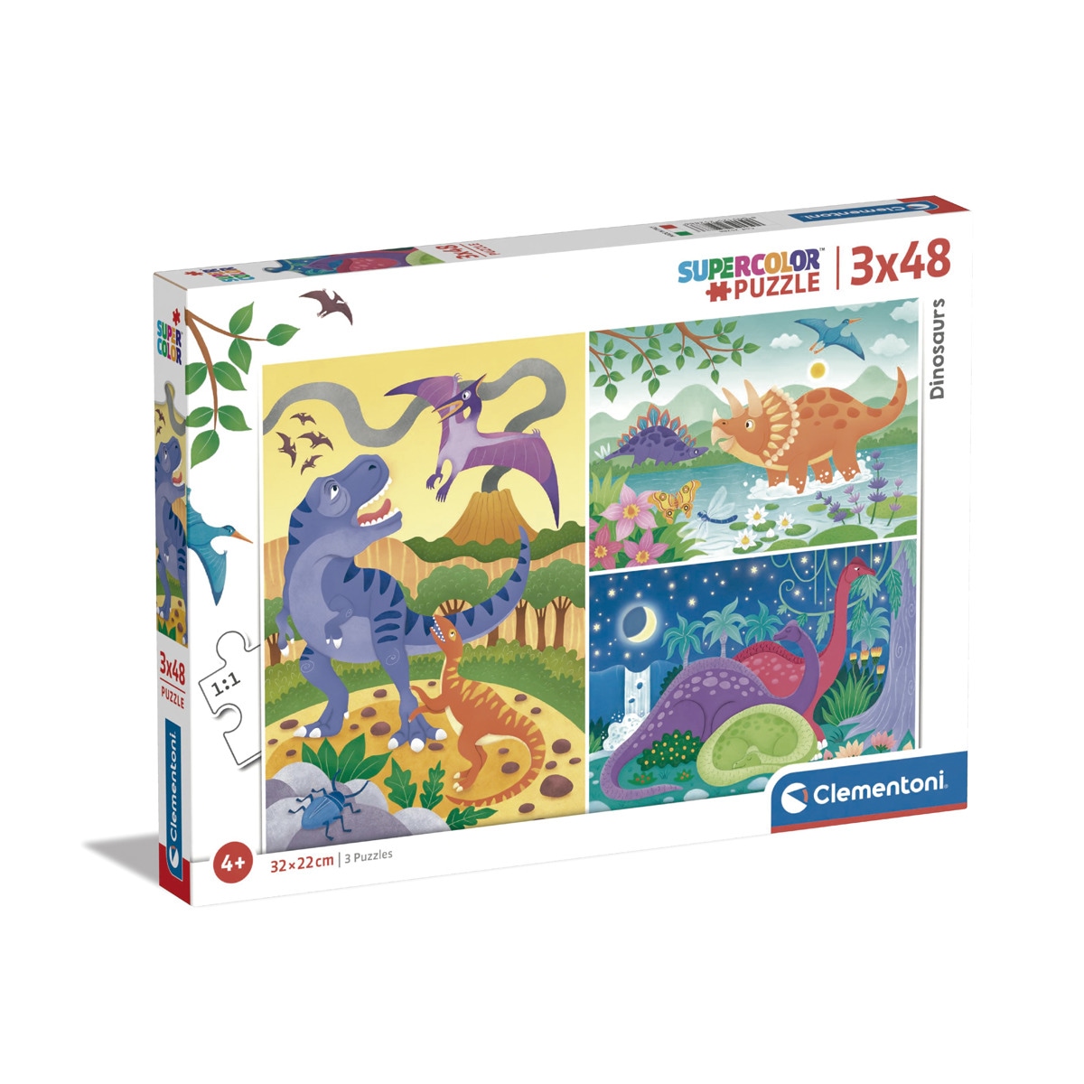 3 puzzles 48 piezas Clementoni · Clementoni · El Corte Inglés