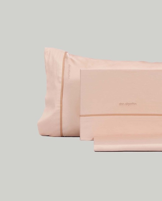 Imagen 0 de Juego bordado Don algodón 300 h 090 cm. elba beige