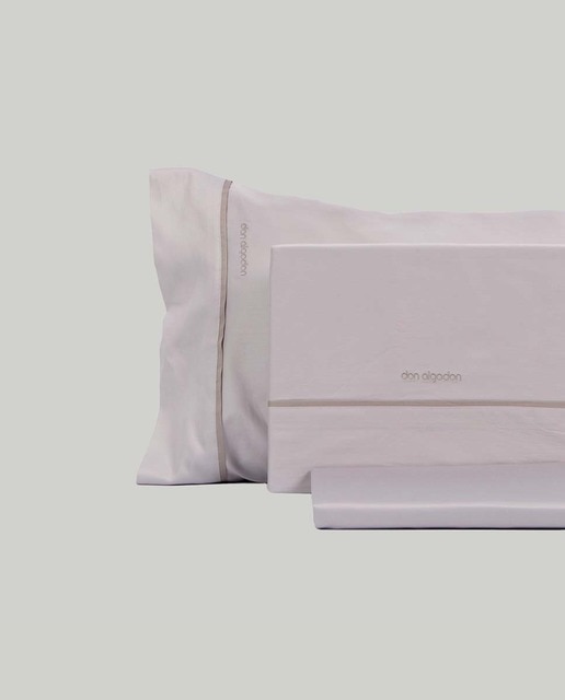 Imagen 0 de Juego bordado Don algodón 300 h 090 cm. elba gris