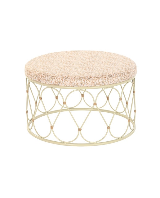 Imagen 0 de Mesa café ratán metal natural