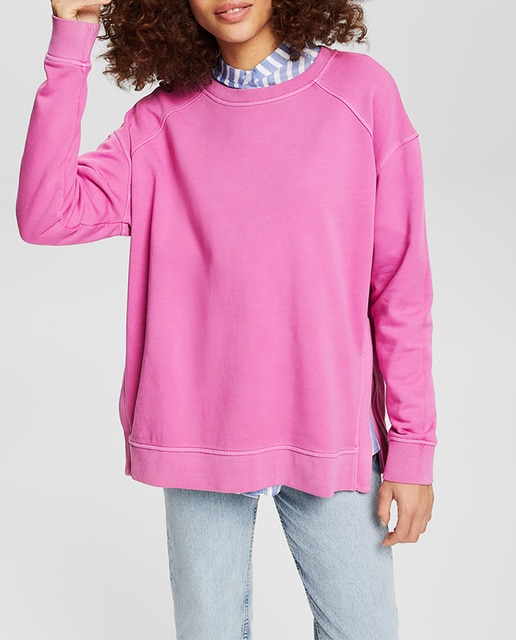 Imagen 0 de Sudadera cerrada de mujer oversize algodón BCI