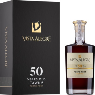 Vinho do Porto 50 anos garrafa 75 cl - Vista Alegre