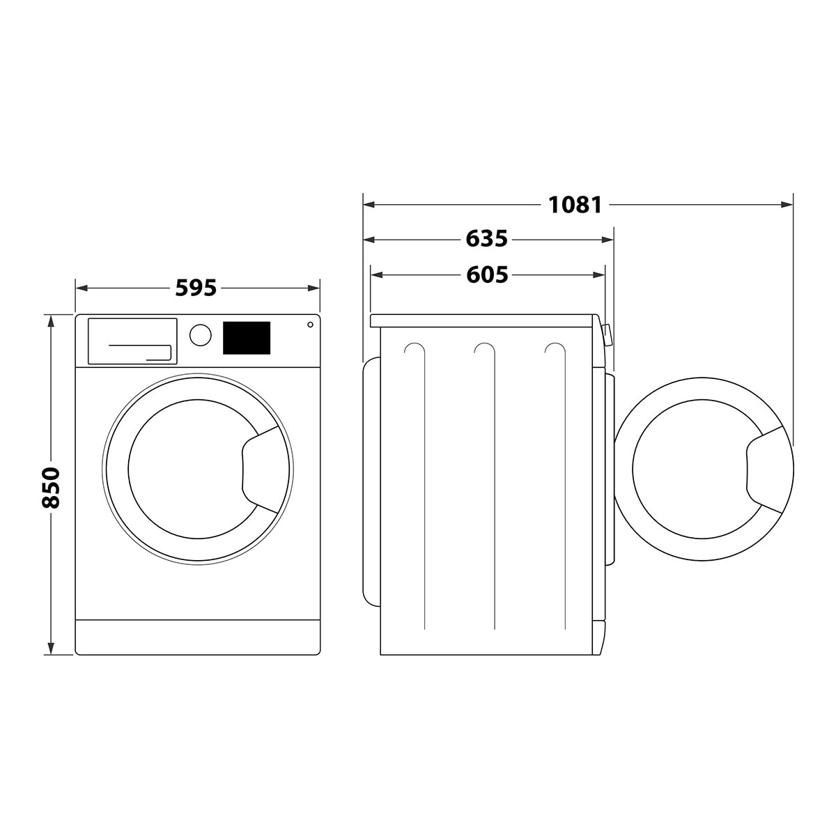 Lavadora secadora Whirlpool 10 kg /1.400 rpm - FFWDD 1074269 BV SPT Blanco-2