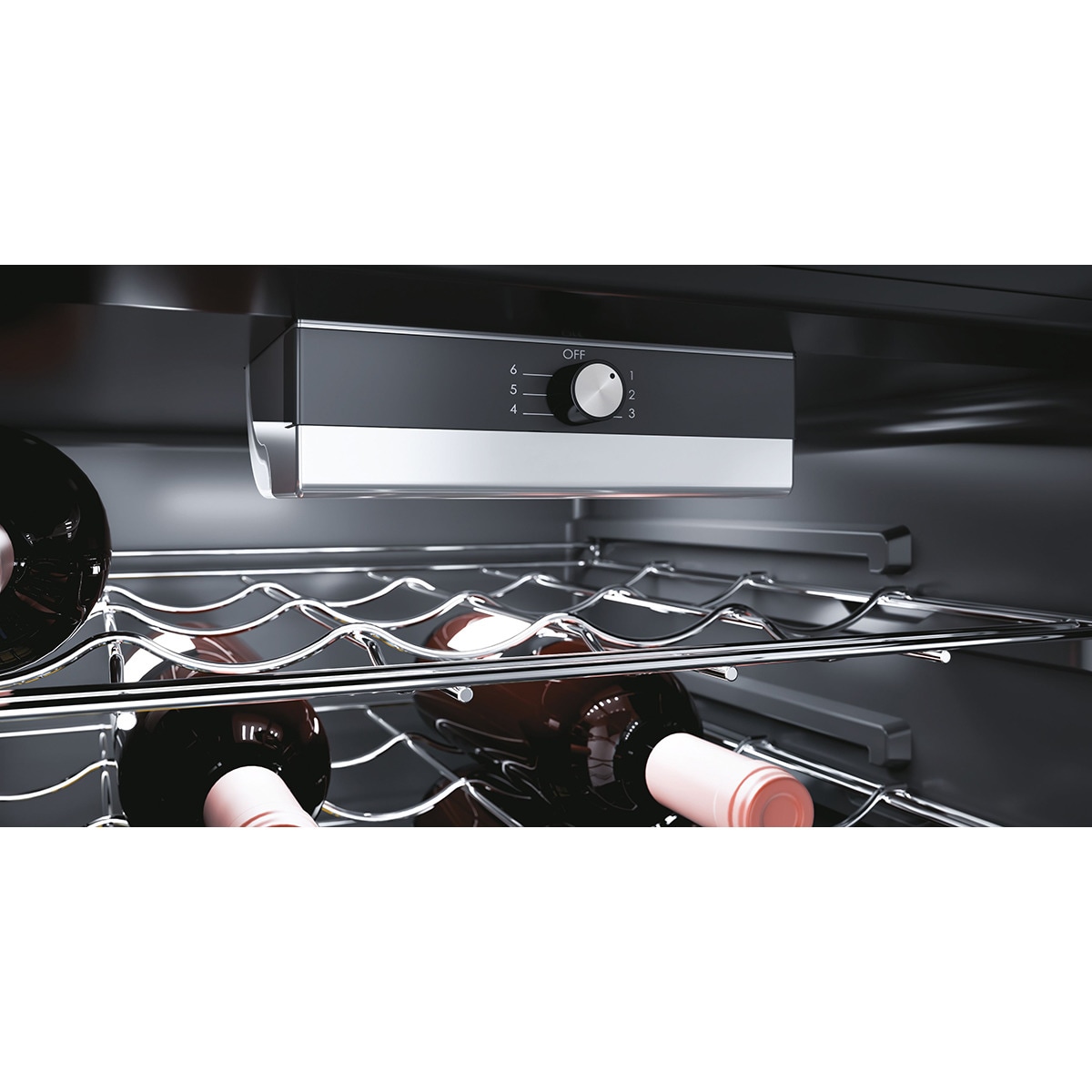 Vinoteca Candy para 41 botellas DiVino - CWC 150 EM/N Negro-3