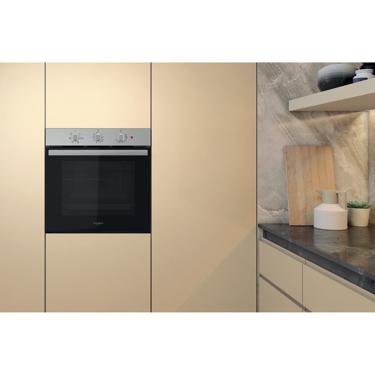 Horno multifunción Whirlpool hidrolítico, SmartClean - OMR35HR0X, Inox-5