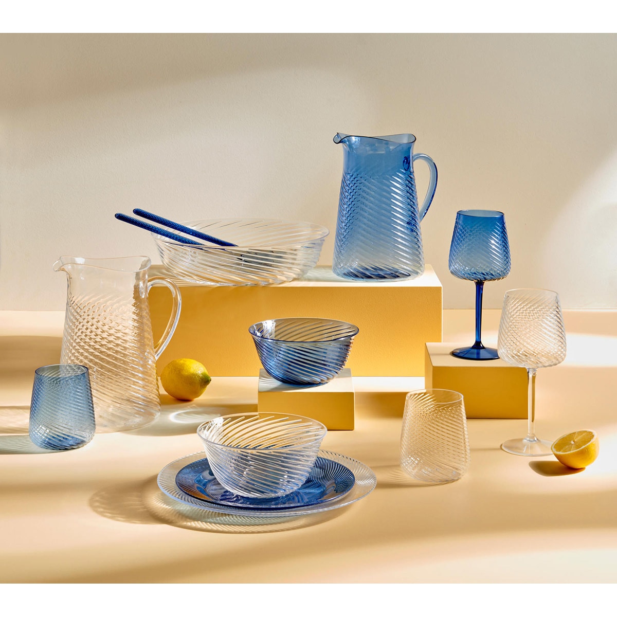Copa de vino Venecia Basics El Corte Inglés Azul-5