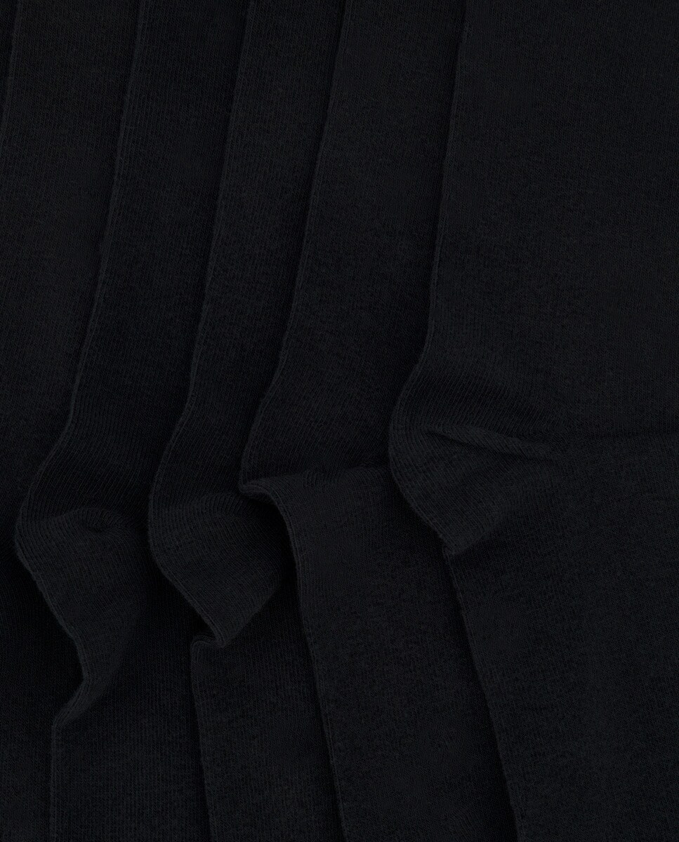 Pack 3 calcetines de hombre vestir Negro-2
