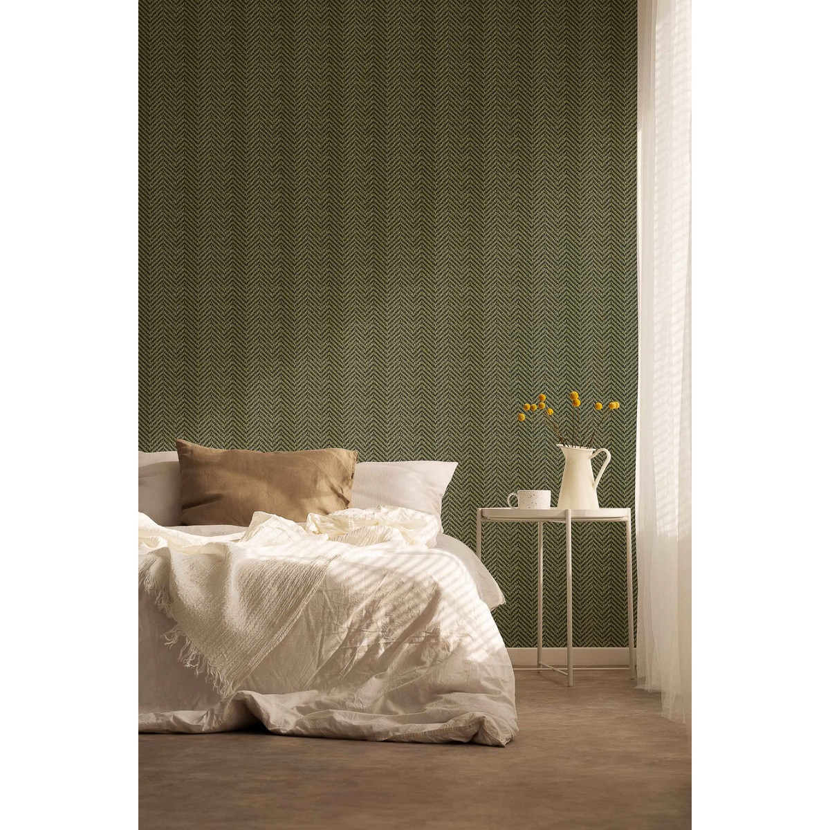 Papel Pintado Espiga Raffias+ Verde-2