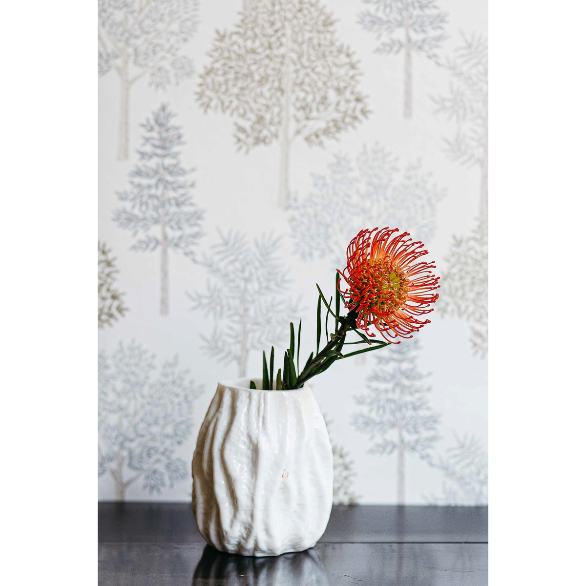 Papel Pintado Arvoredo Olivar Castanho-2