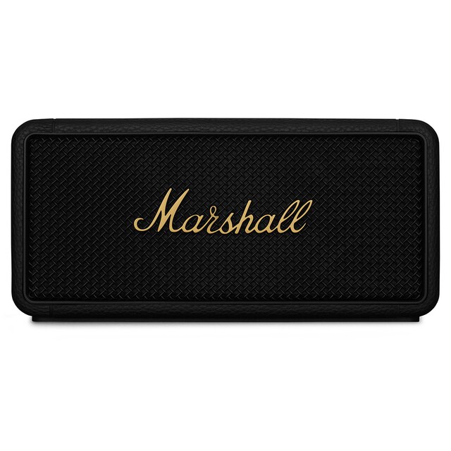 Imagem 0 de Coluna Portátil Bluetooth Marshall Middleton - Black & Brass