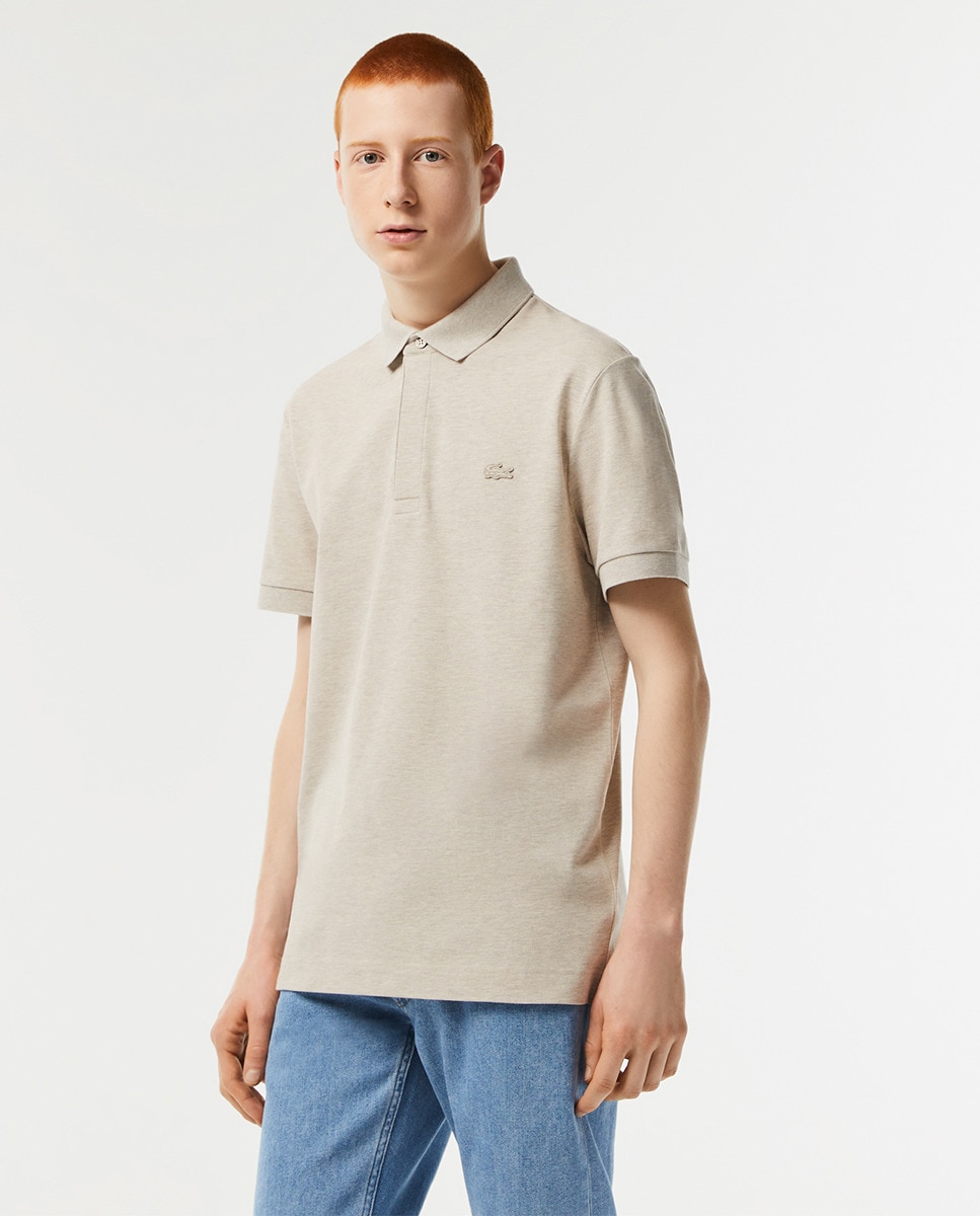 Polo à manches courtes regular fit en piqué élastique