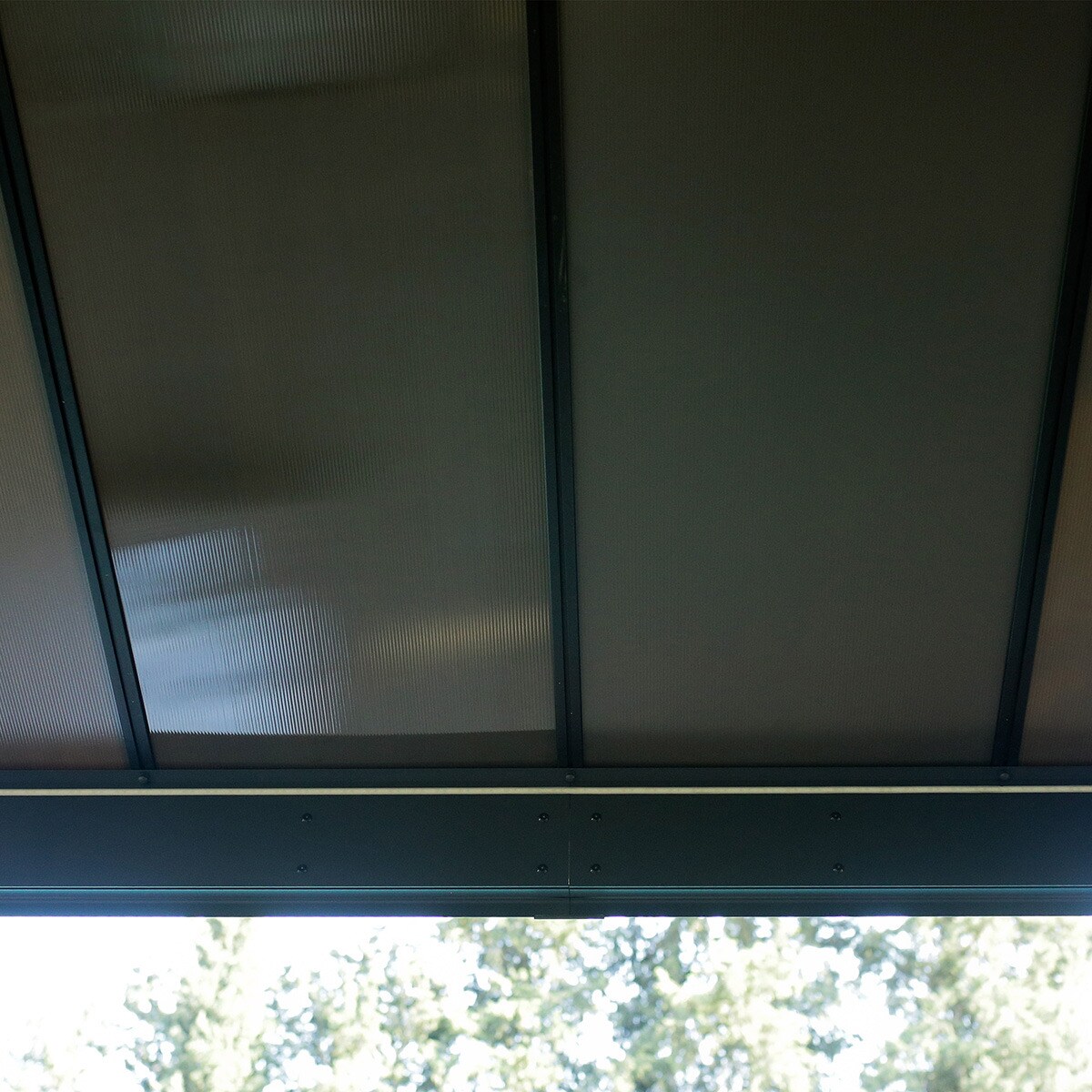Cenador Aluminio Dallas 425 x 363 cm Gris oscuro-8