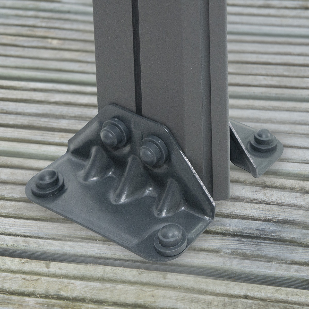 Cenador Aluminio Milano 426 x 309 cm Gris oscuro-12