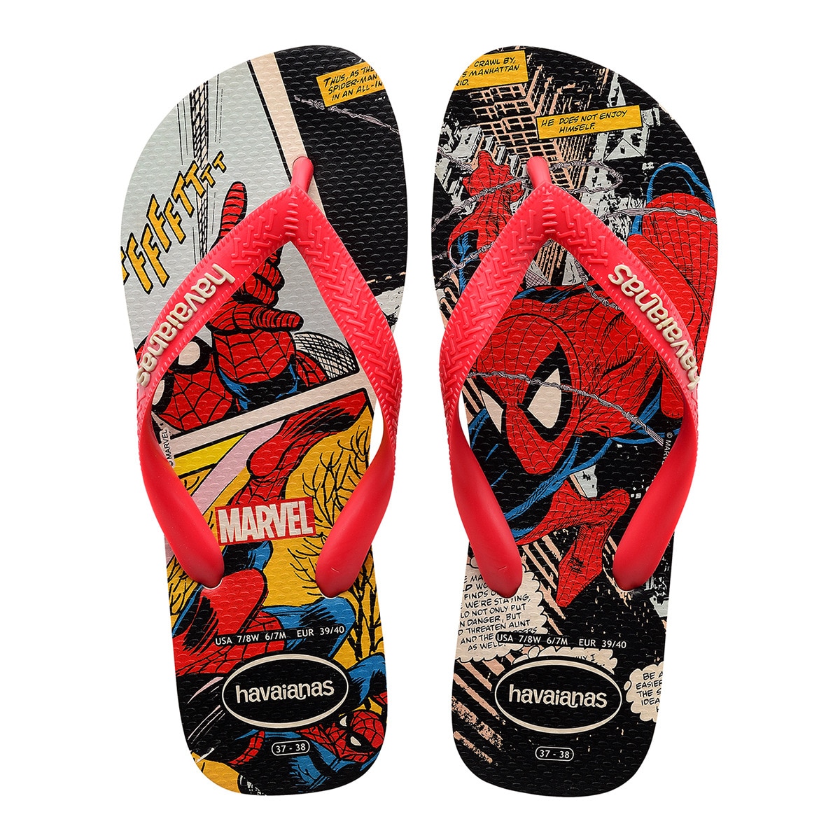 Imagem 0 de Chinelos de Dedo Unissexo Top Marvel Classics