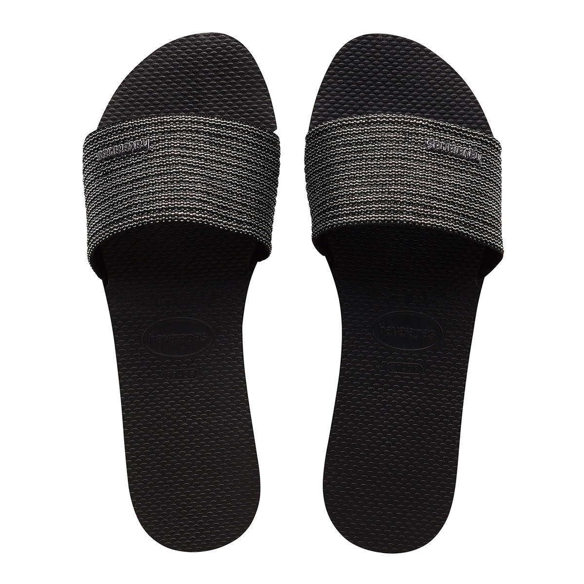 Chinelos You Malta Metallic Preto-1