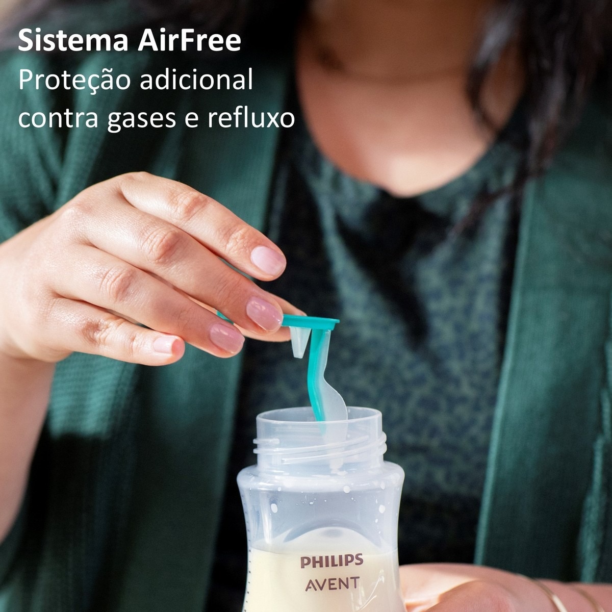 Biberão Natural Response Airfree - 260 ml Branco-4