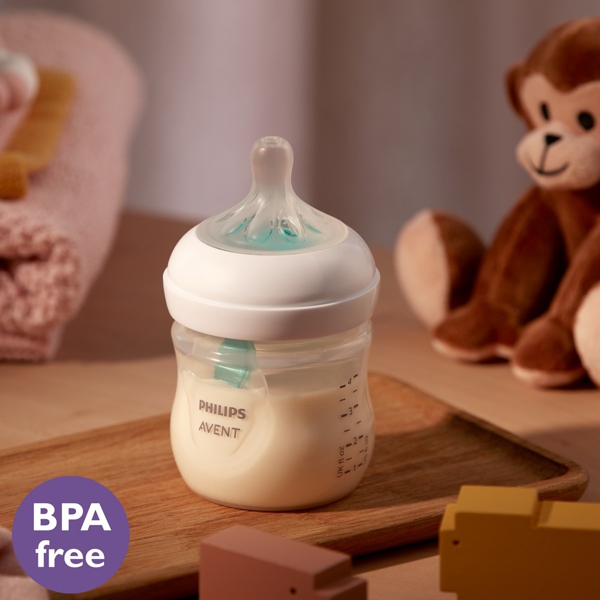 Biberão Natural Response Airfree - 260 ml Branco-6