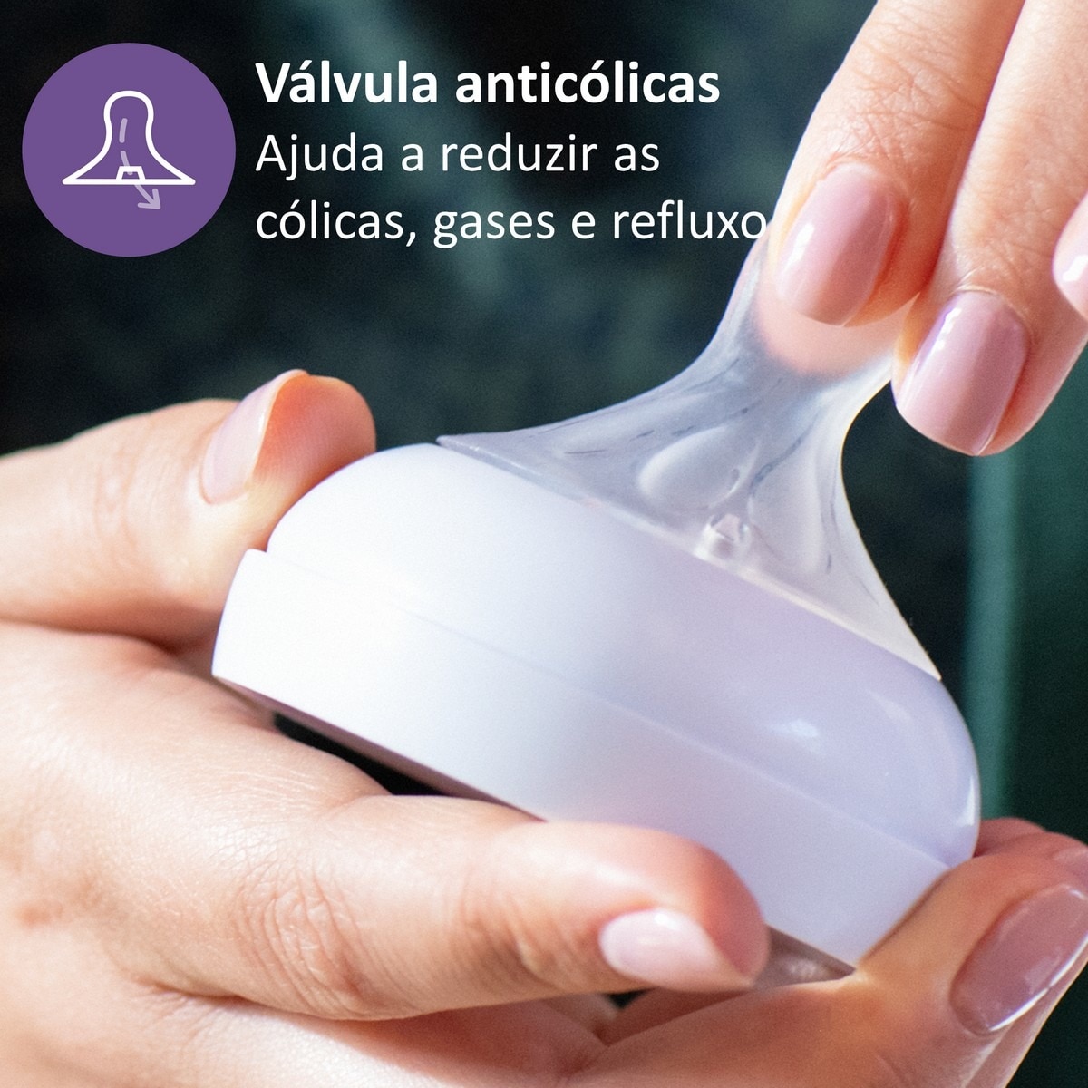 2 Tetinas de Fluxo Ultra Rápido 6m+ Natural Response - Fluxo 5 Branco-5