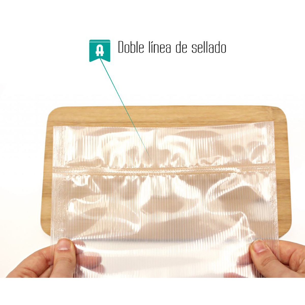 Pack de 2 rollos para envasar el vacío Alfa 2