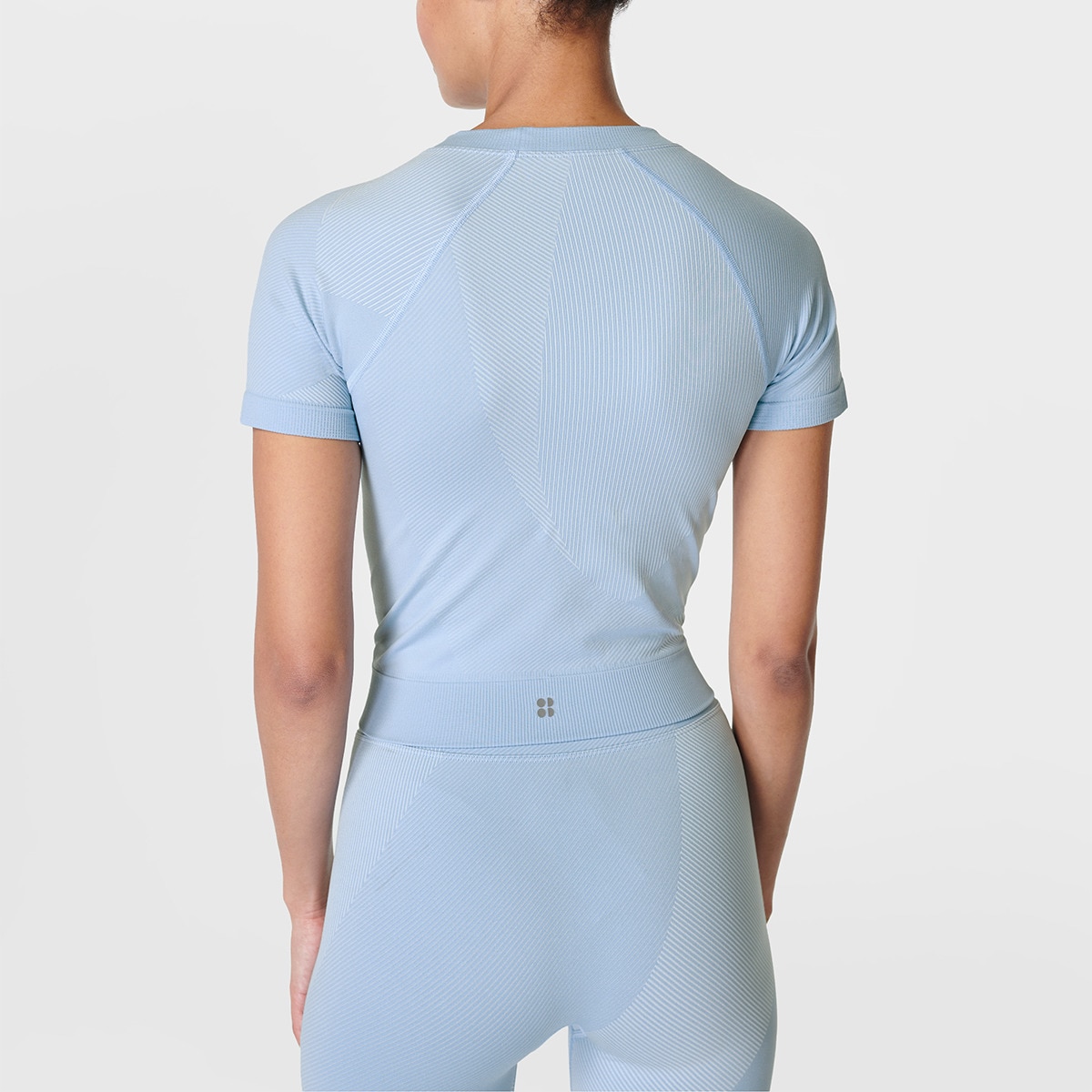 T-shirt de Mulher Infinite Seamless Azul-2
