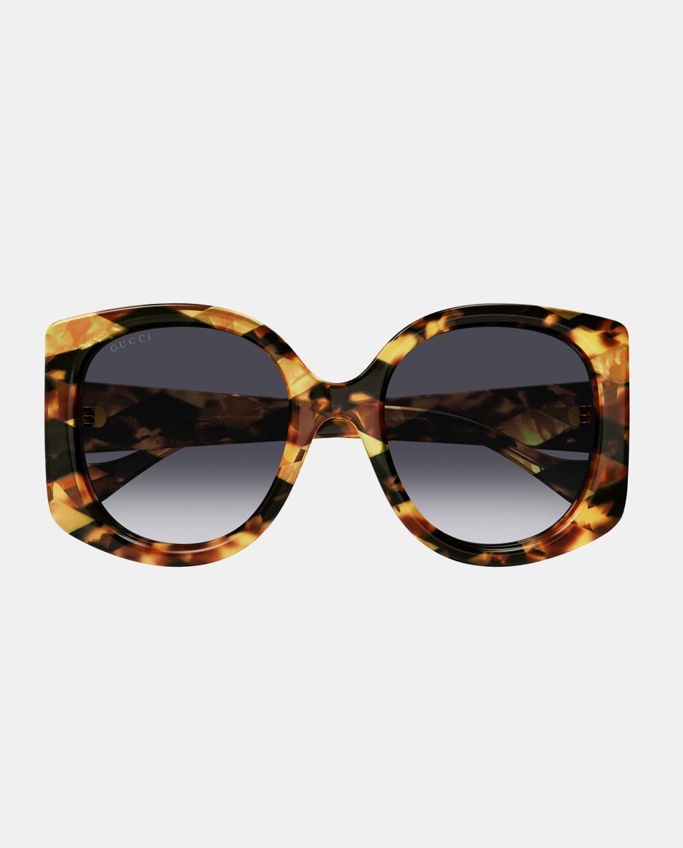 Gafas de sol de mujer cat eye de acetato en havana · Gucci · El