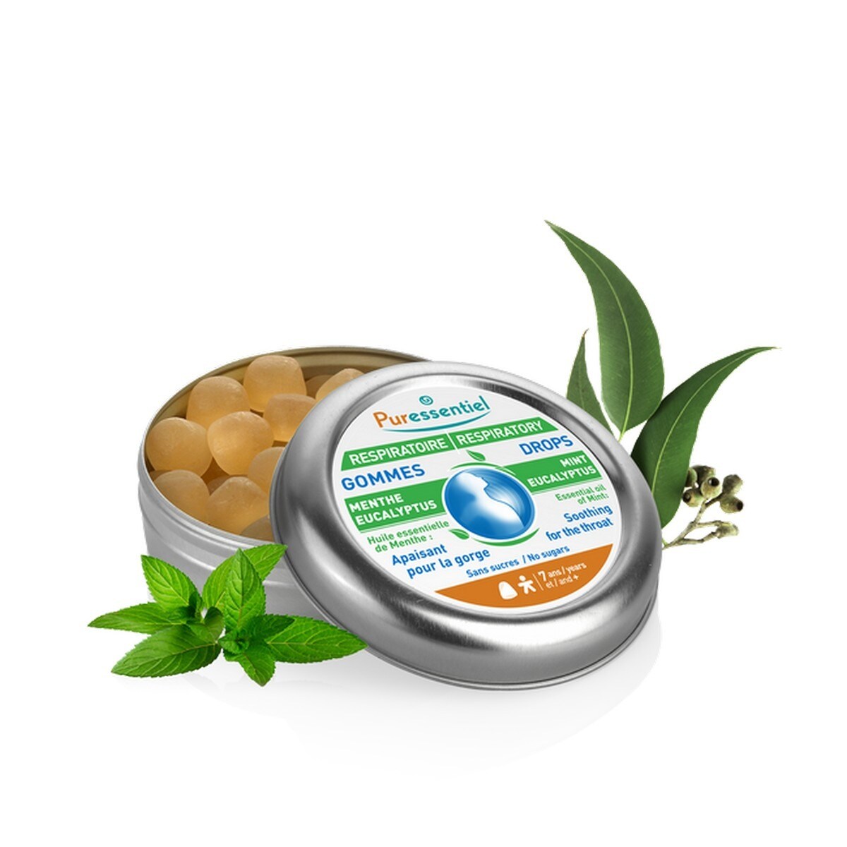 Gomas Hortelã-Eucalipto Alívio Respiratório - 45 g 2
