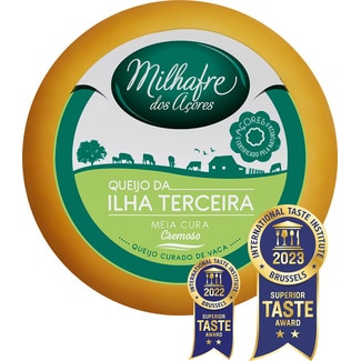 Queijo da Ilha Terceira Meia Cura Cremoso kg - Milhafre