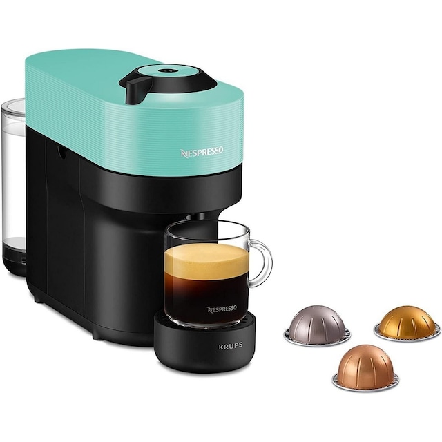 Imagem 0 de Máquina de Café Krups Nespresso Vertuo Pop XN9204P3 para Cápsulas Nespresso Vertuo - Preto e Verde