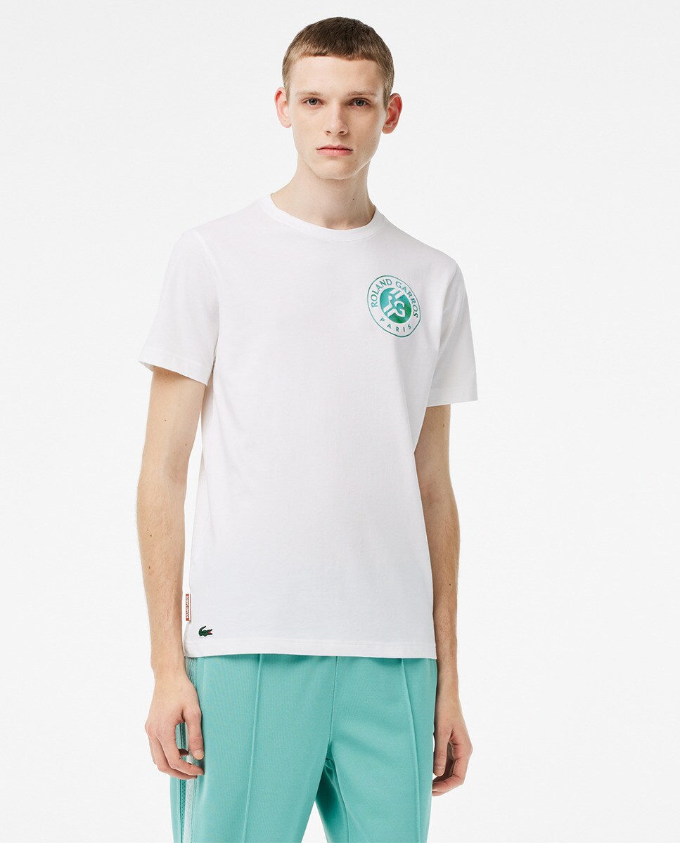 Tshirt Lacoste Sport Roland Garros Edition avec logo