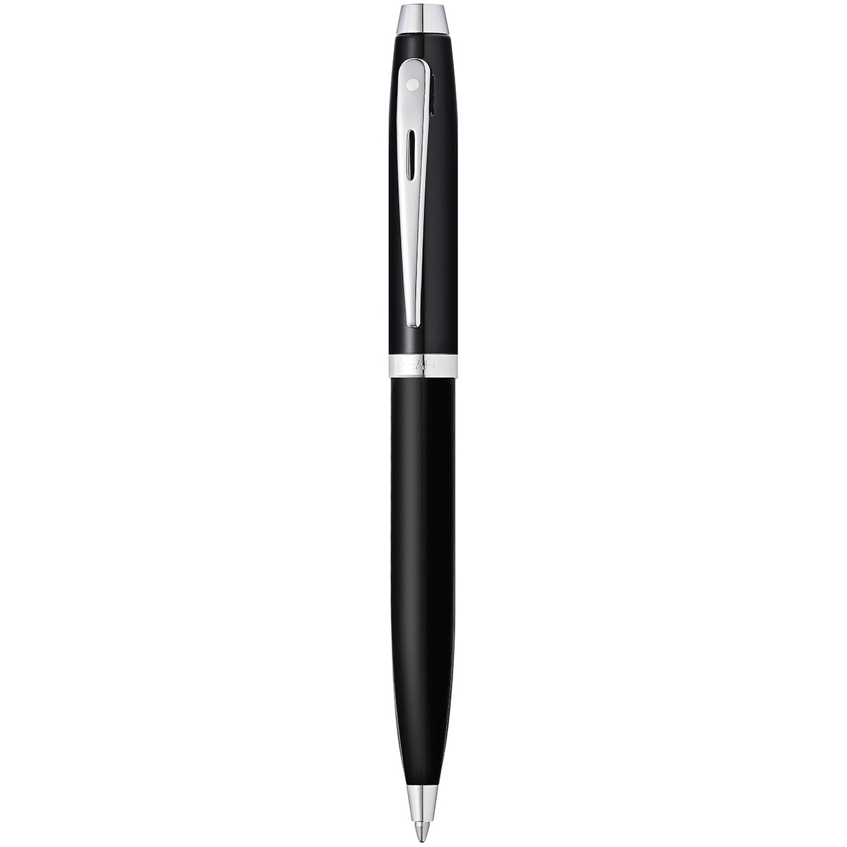 Bolígrafo Sheaffer® 100 con acabado de Laca Negra Mate con detalles cromados Negro mate-1