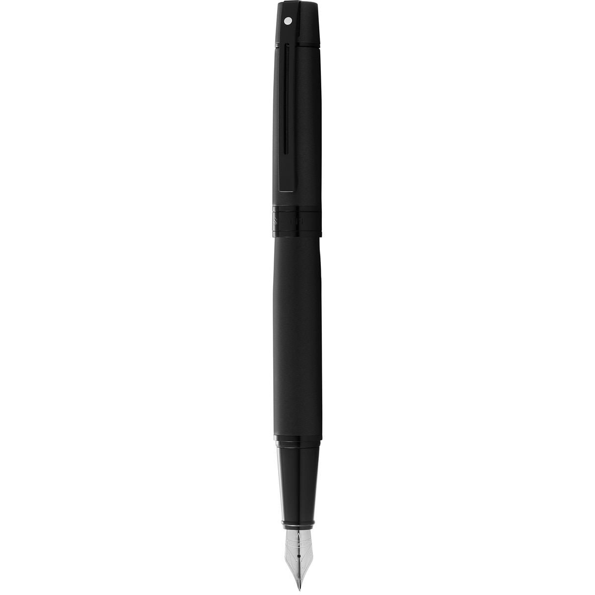 Esferográfica Sheaffer® 300 Preto Mate com Detalhes em Preto Brilhante Preto mate-1