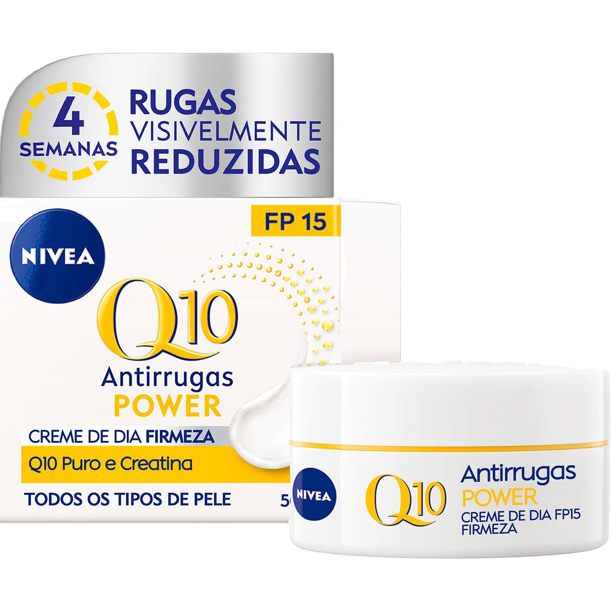 Creme Anti Rugas de Dia FP 15 Q10 Power embalagem 50 ml