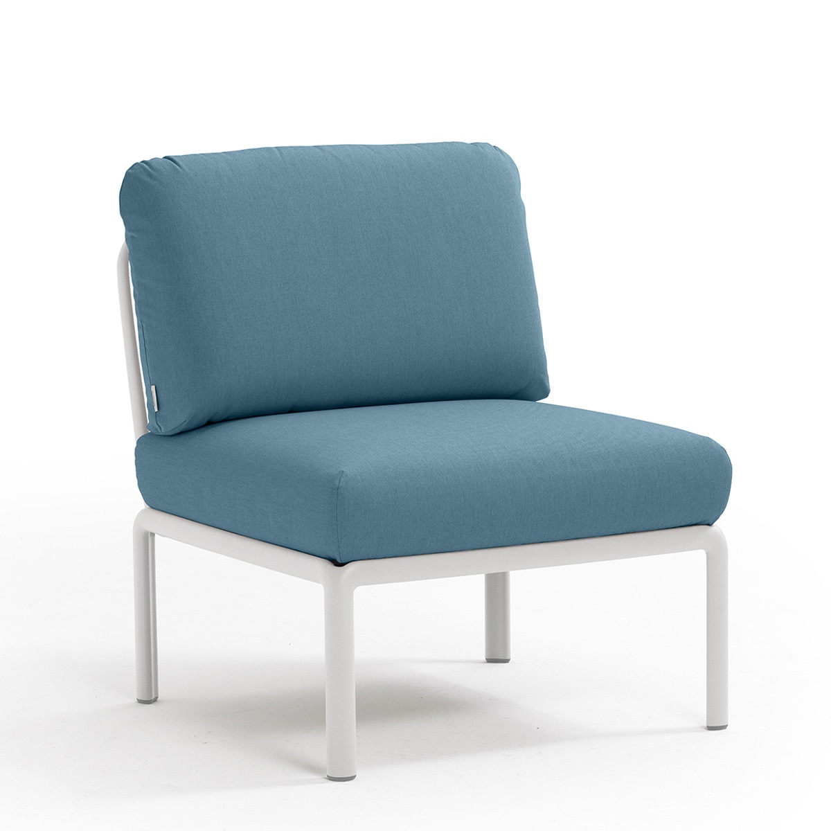 Módulo Central para Sofá de Jardim Komodo Branco / Azul-escuro-1
