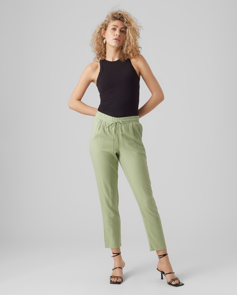 Pantalon jogger à taille élastique