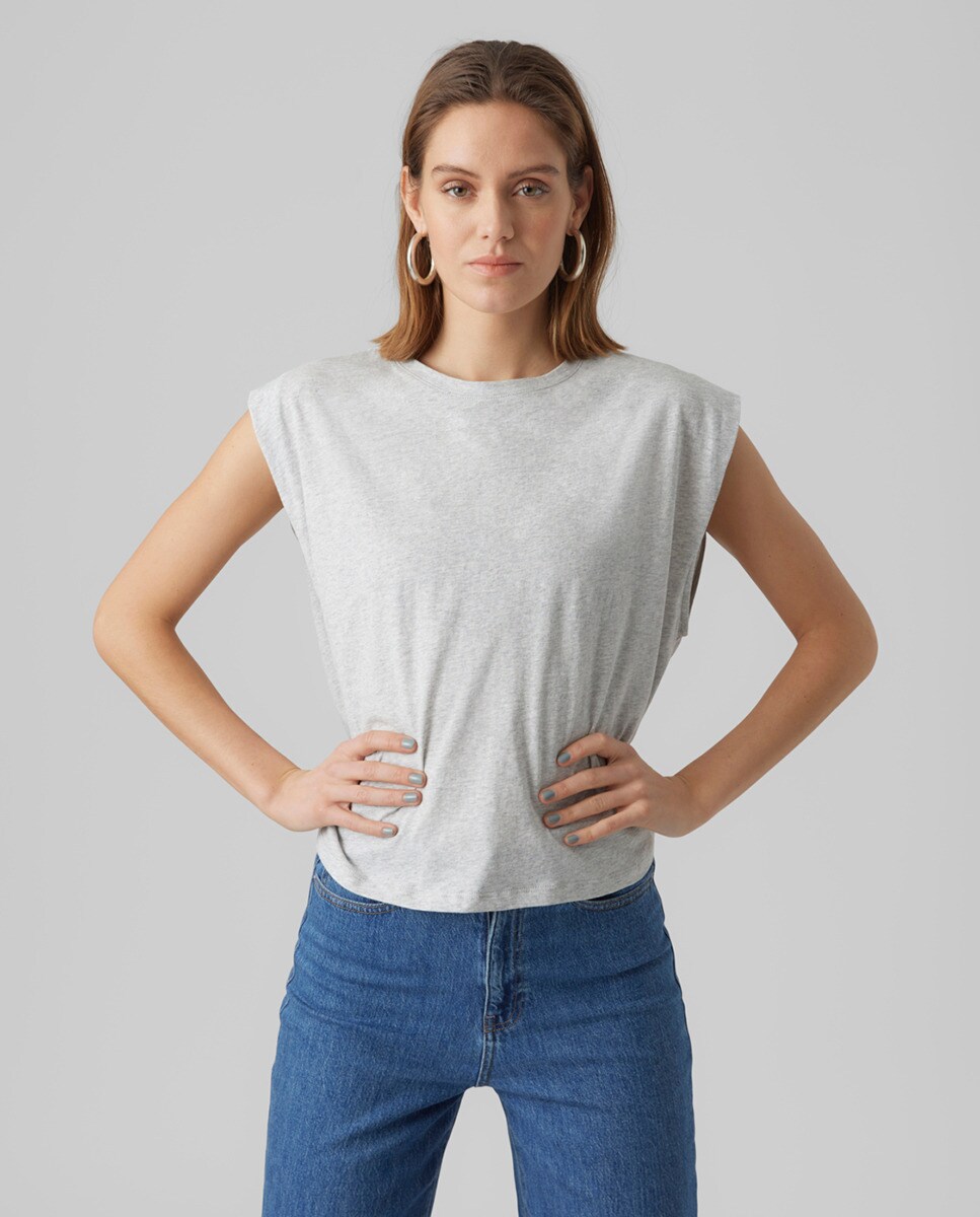 Tshirt droit sans manches