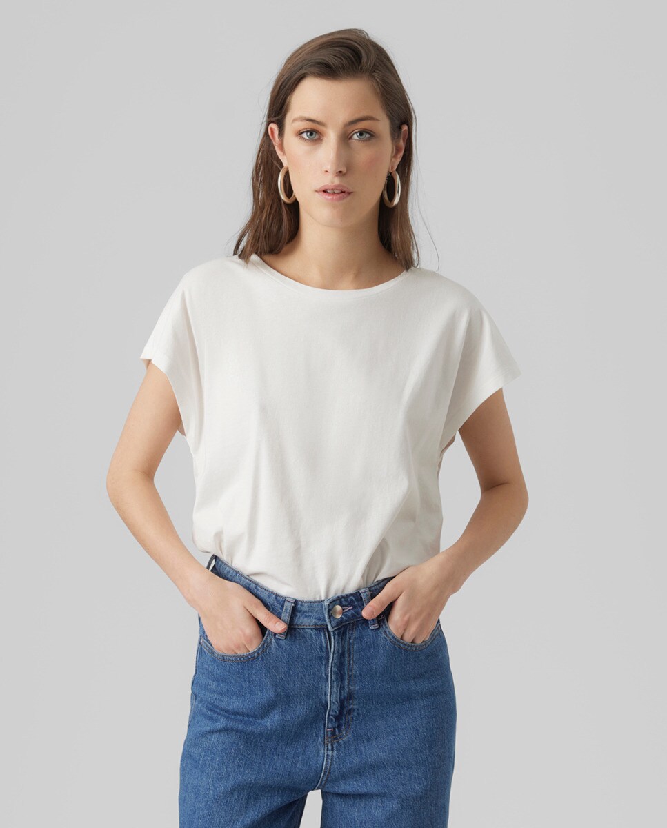 Tshirt basic à manches courtes