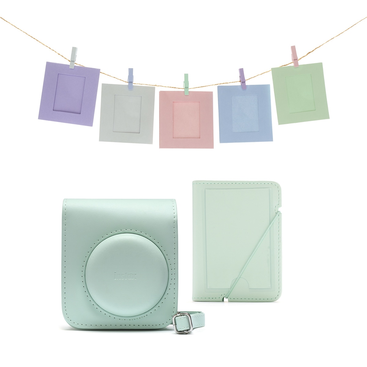 Kit de Acessórios para Instax Mini 12 - Verde Menta Verde-2