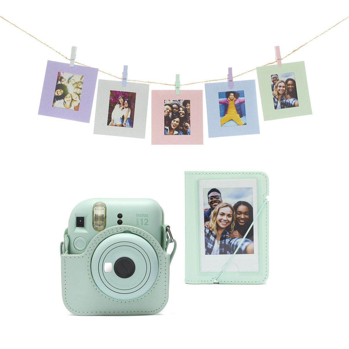 Imagem 0 de Kit de Acessórios para Instax Mini 12 - Verde Menta