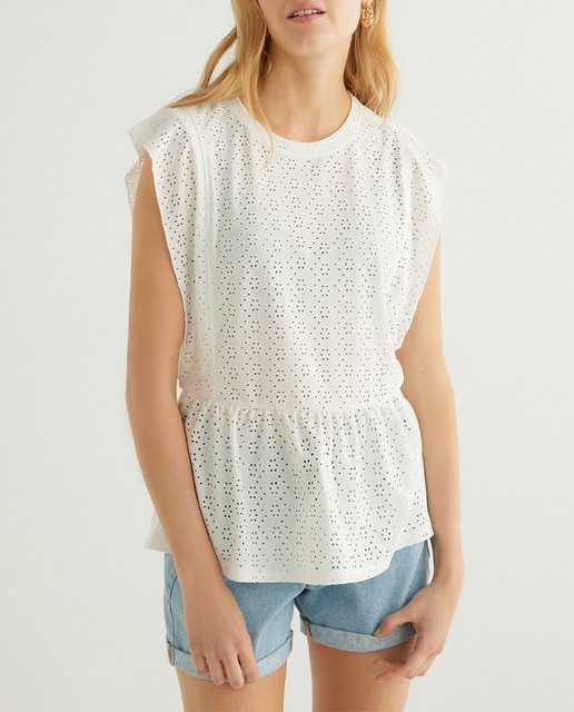 Imagen 0 de Camiseta de mujer bordada