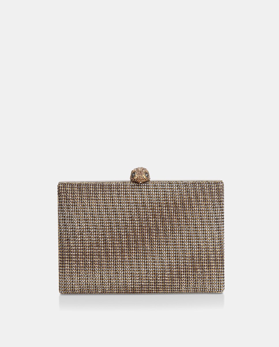 Minaudière de soirée Kensington avec fermoir à tête d'aigle