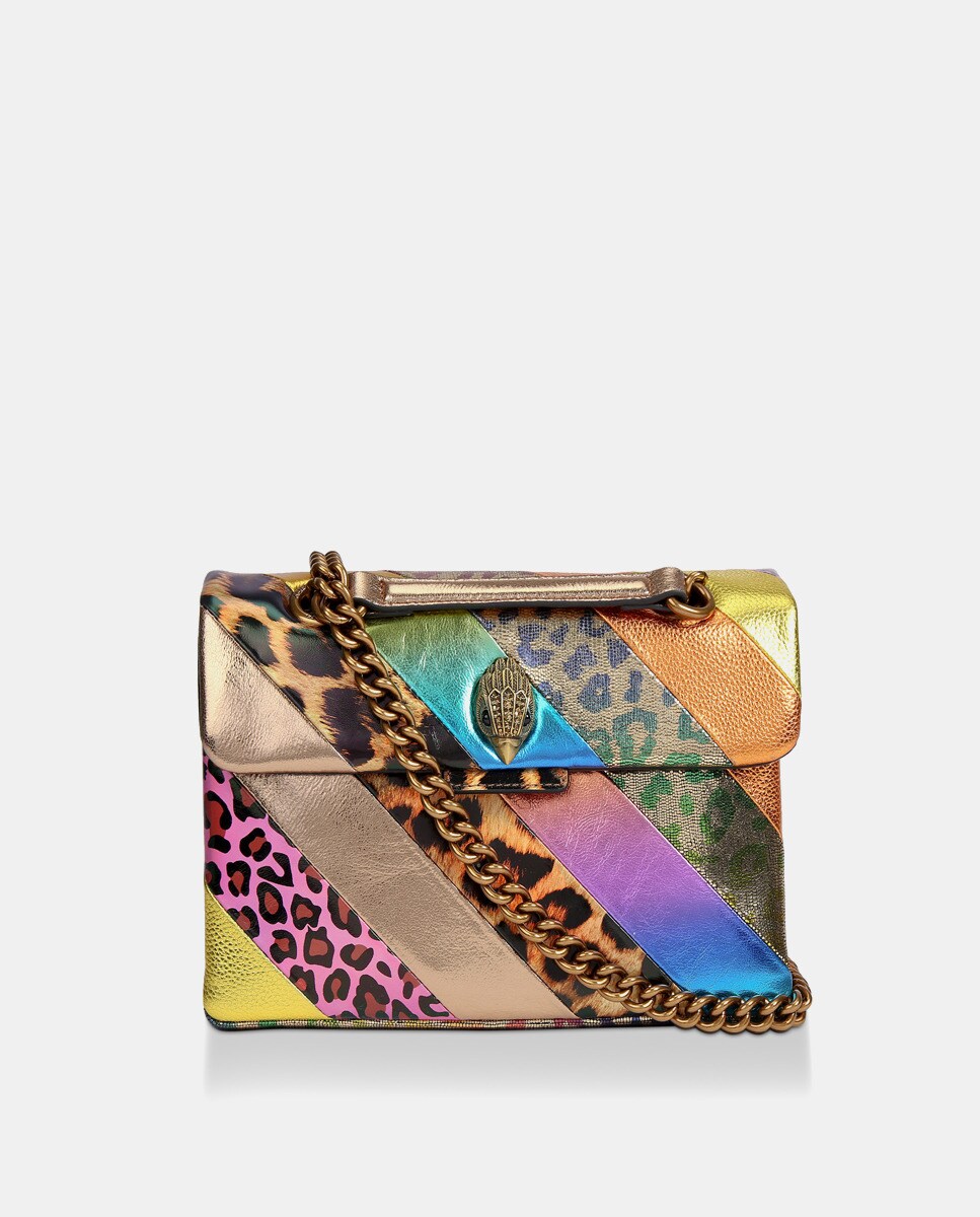 Sac à bandoulière Kensington à bandes contrastantes