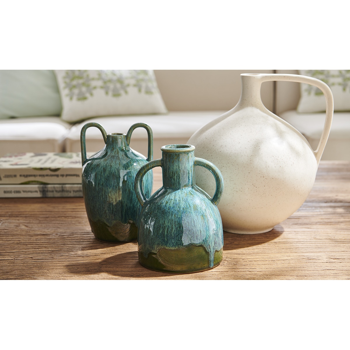 Jarra de Porcelana Florença Azul-6