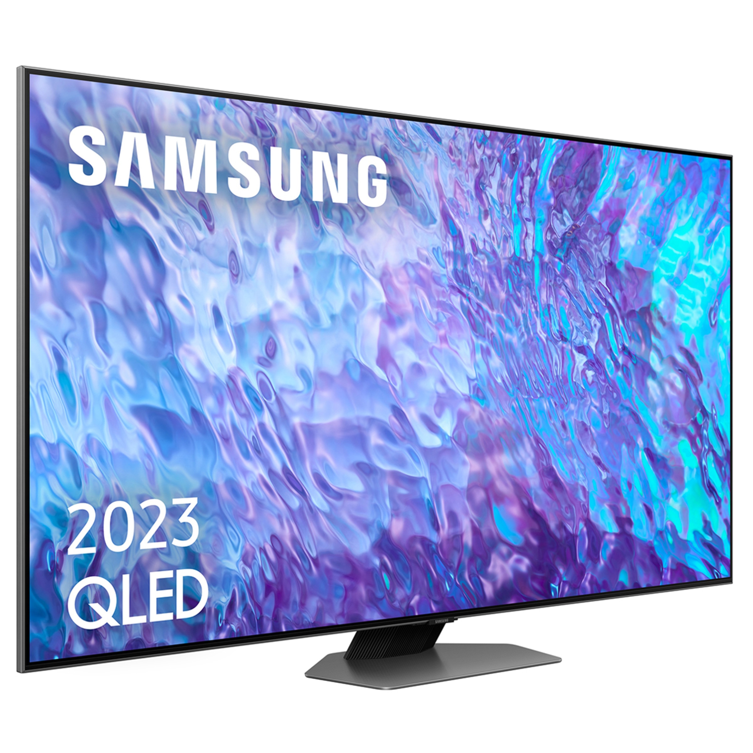 TV QLED 138cm (55") Samsung TQ55Q80CAT Direct Full Array 4K Inteligencia Artificial Smart TV (Reacondicionado Grado A) Gris-1