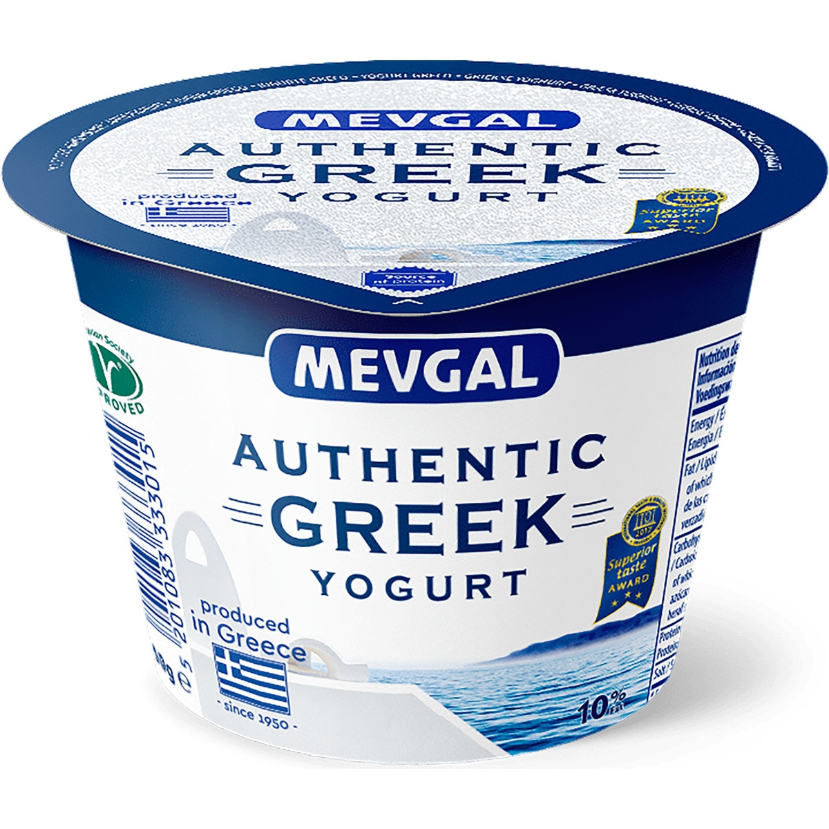 Iogurte Grego 10% embalagem 150 g