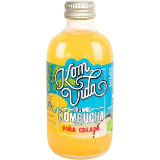 Bebida de Chá Fermentada Pina Colada Bio frasco 250 ml - Komvida