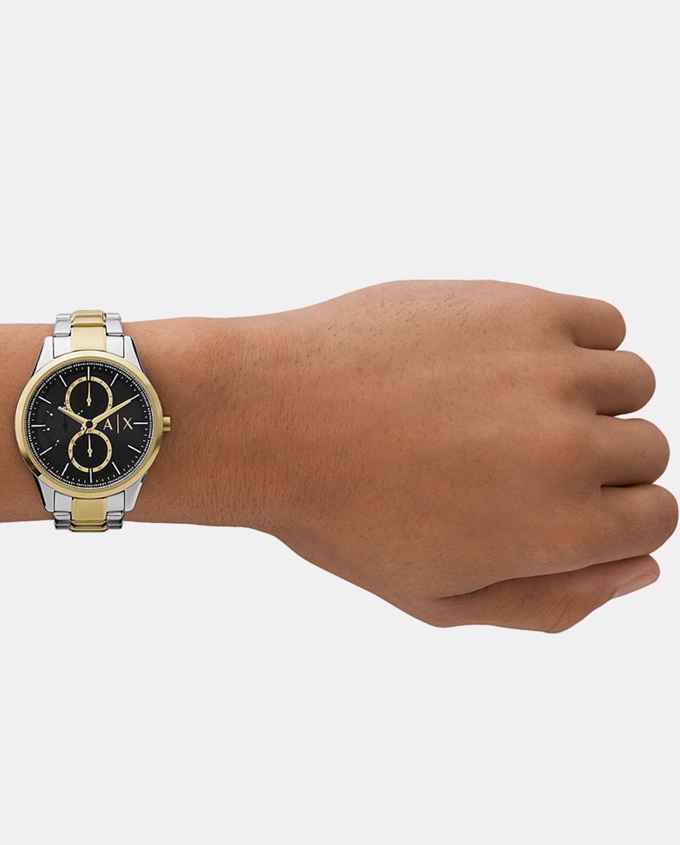Reloj de hombre AX1865 multifunción de acero bicolor Multicolor-6