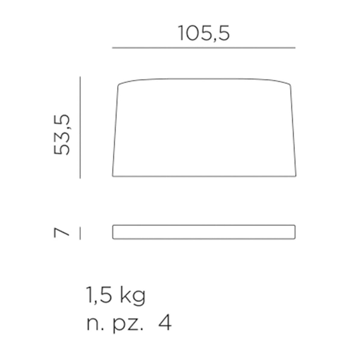 Almofada de Assento para Banco Net Verde-2
