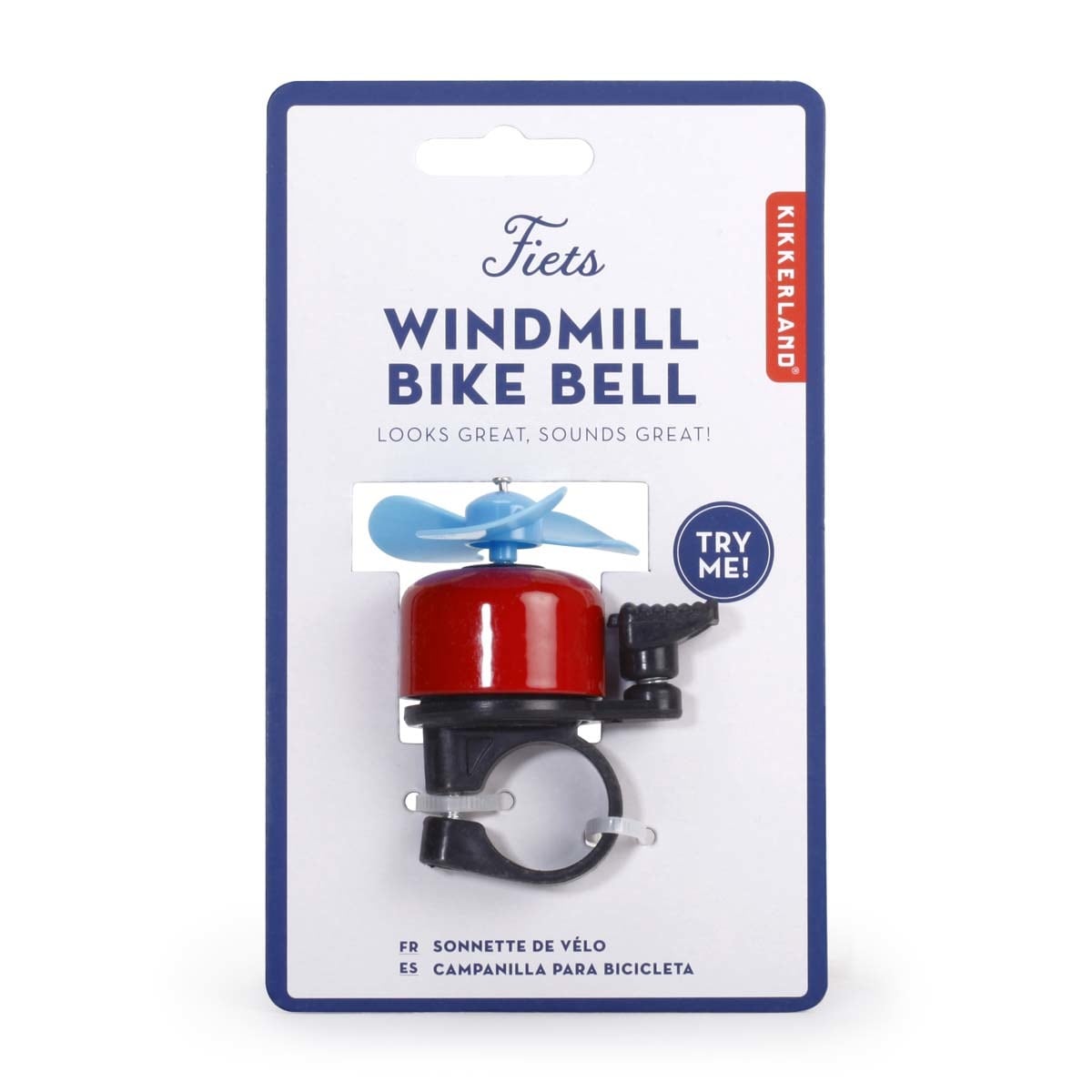 Timbre de bicicleta Kikkerland con ventilador surtidos 8