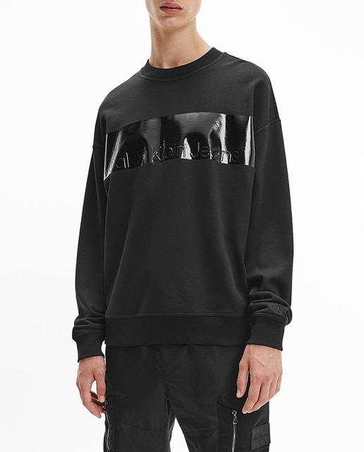 Imagen 0 de Sudadera de hombre relaxed en negro