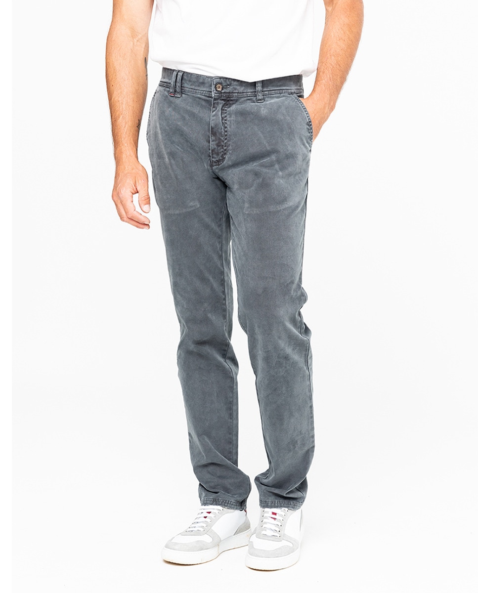Pantalón chino gris oscuro — oferta en Primeriti